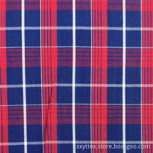 100%Cotton Yarn Dyed Plaid Petticoats Fabric